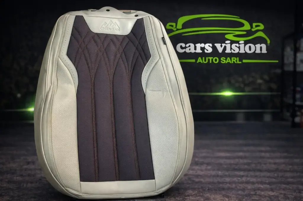 HOUSSE DE SIEGE CHENGEN MARRON BERGE